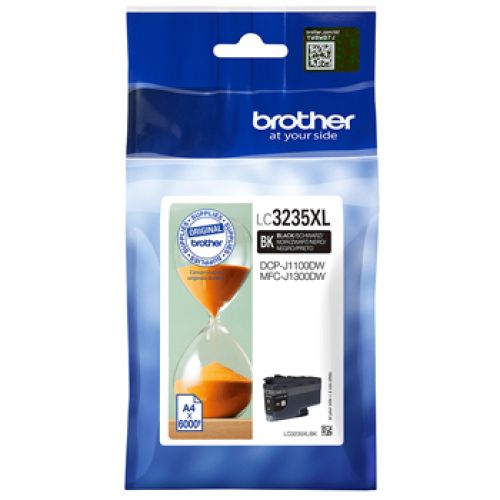 BROTHER Cartucho de tinta preto LARGA DURACION LC3235XLBK , Brother , BROLC3235XLBK , 4977766787185
